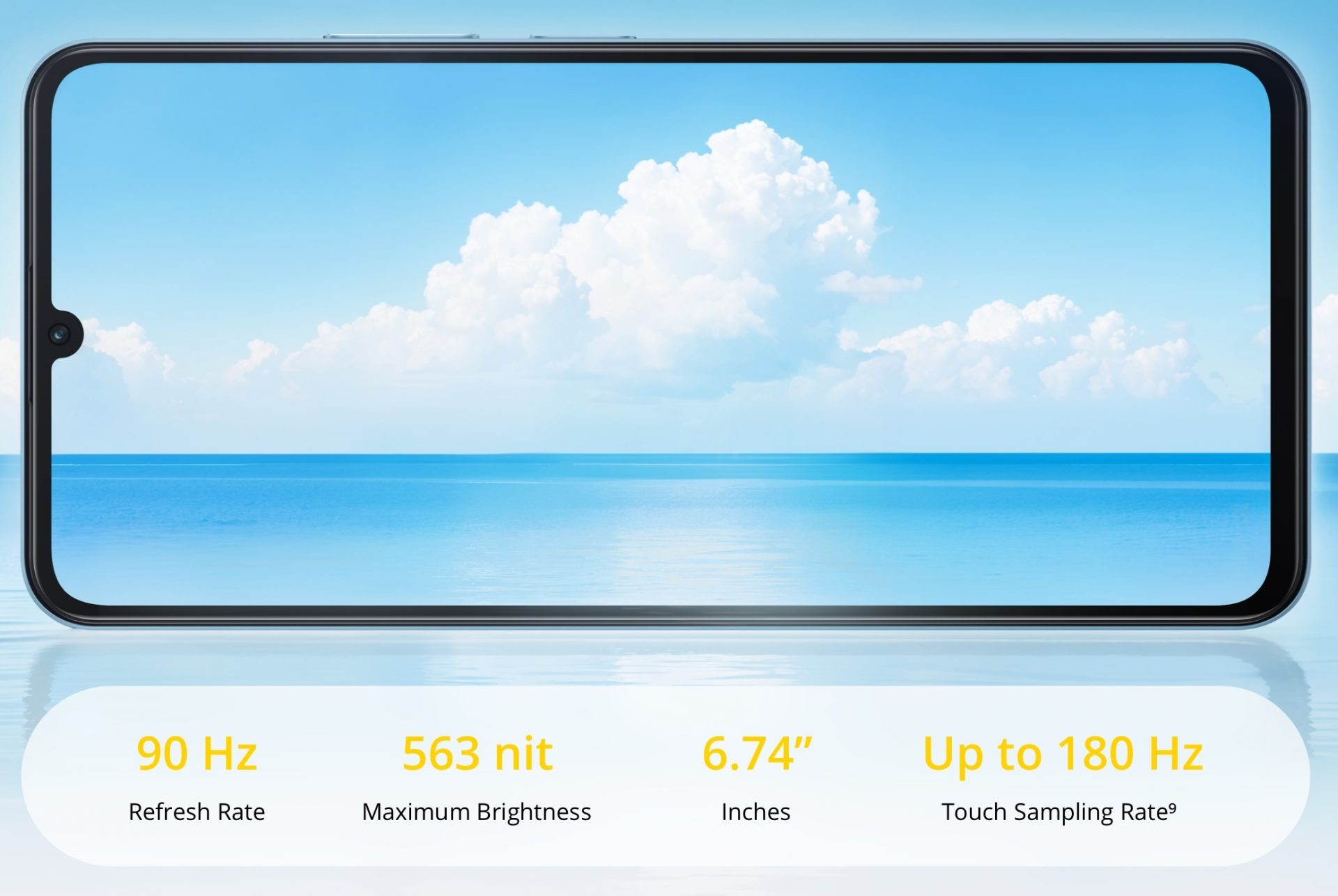 Realme P4 Lite sở hữu màn hình IPS LCD 6.74 inch
