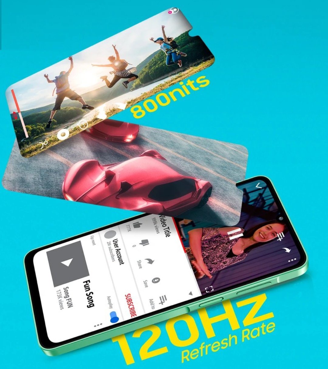 Samsung Galaxy F70e trang bị màn hình PLS LCD kích thước 6.7 inch