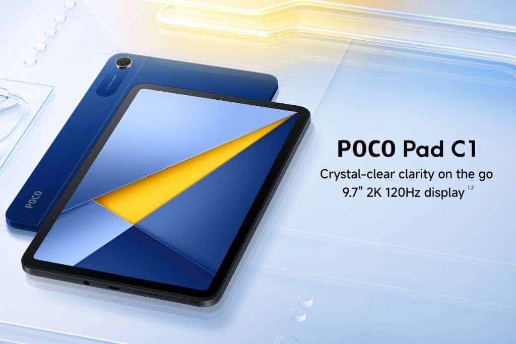 Xiaomi Poco Pad C1 trang bị màn hình tấm nền IPS LCD kích thước 9,7 inch
