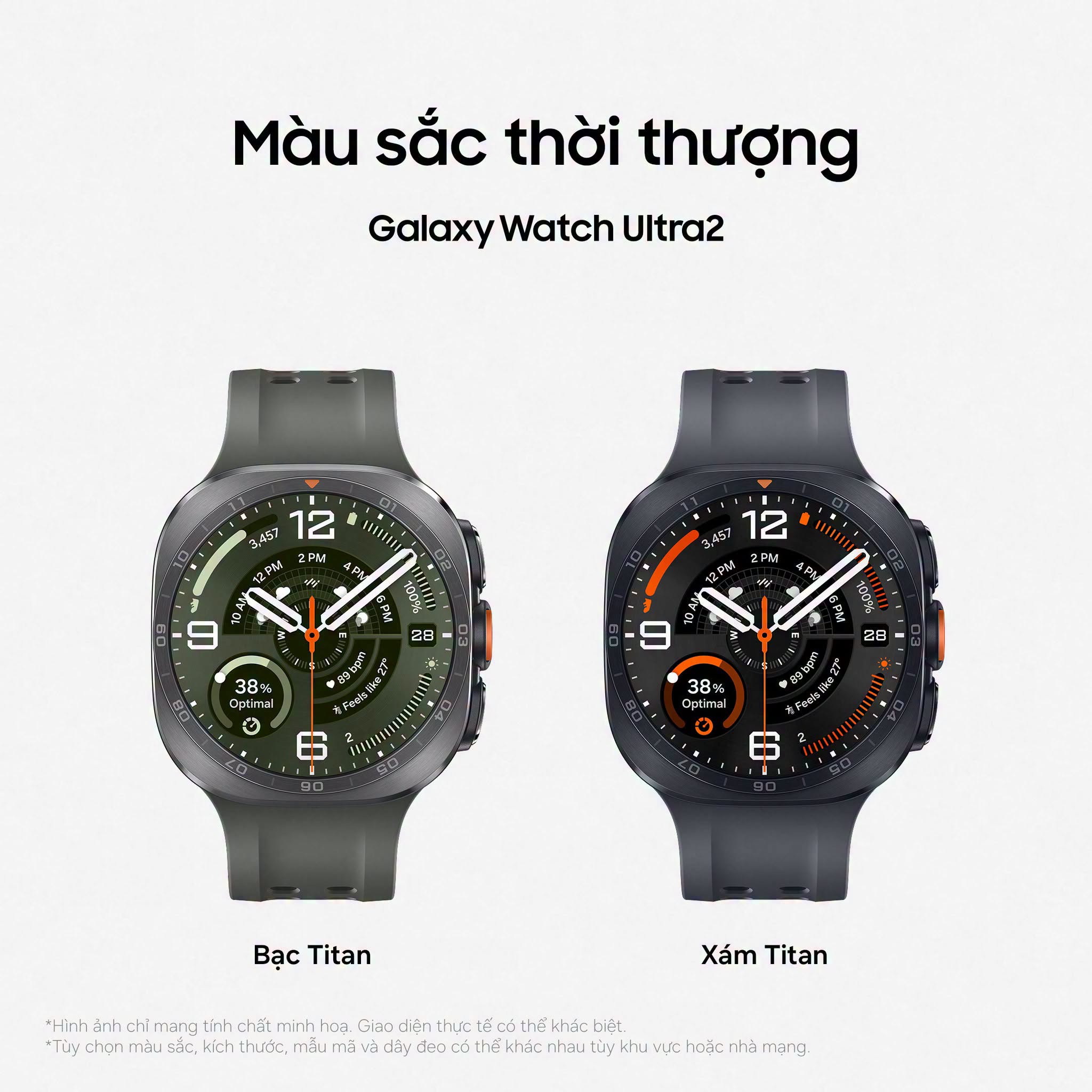 Máy có 2 tùy chọn màu là Titanium Silver và Titanium Gray,