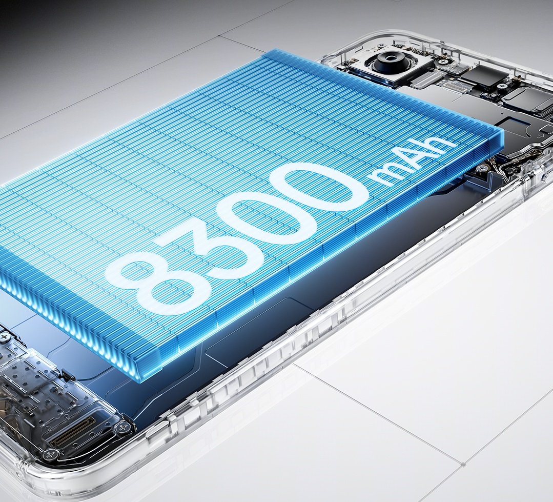 OnePlus Ace 6T trang bị viên pin lên 8300 mAh