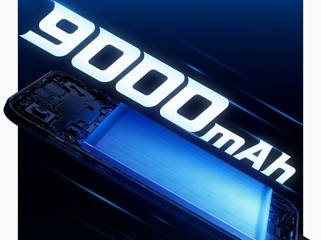 OnePlus Turbo 6V trang bị viên pin dung lượng là 9000mAh