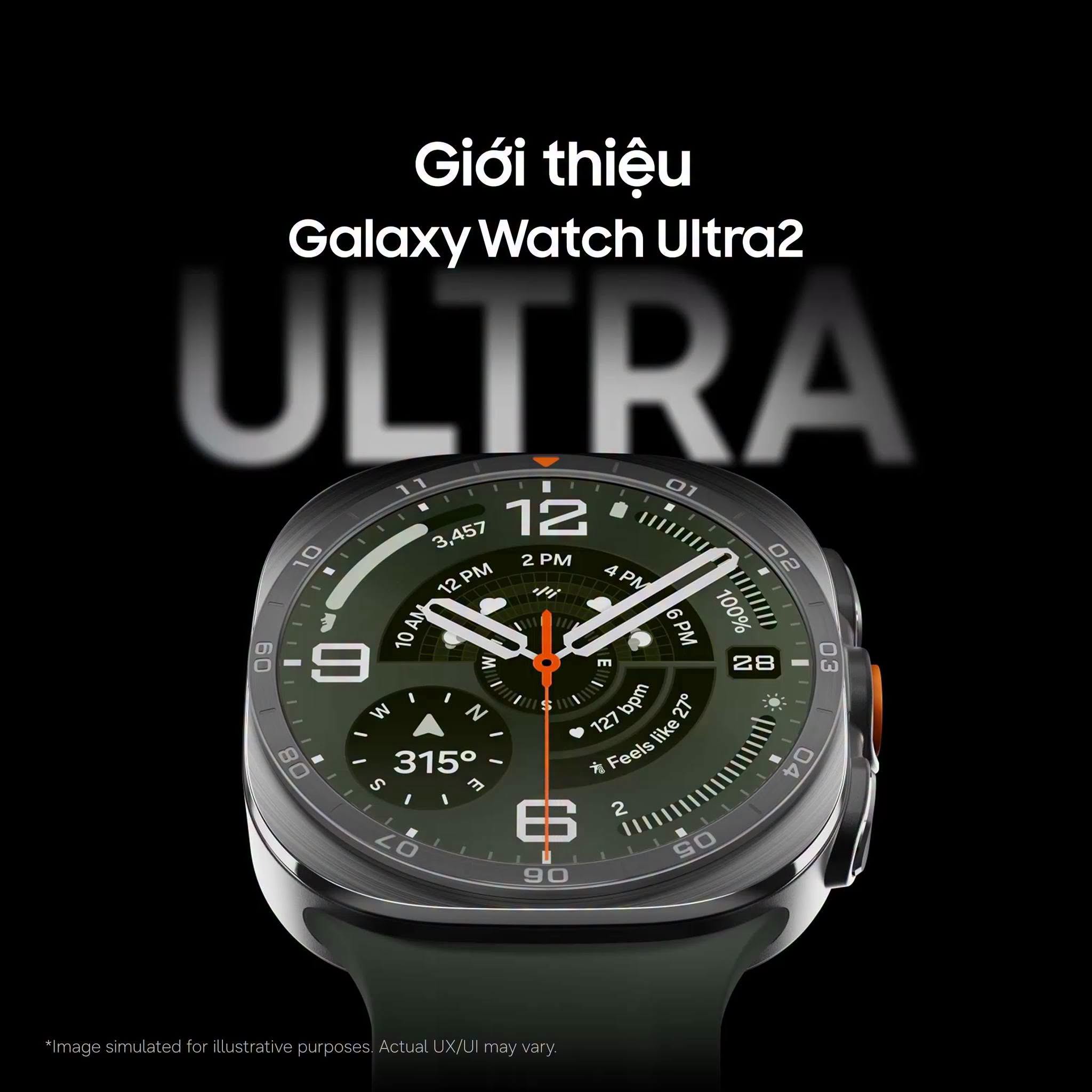 Samsung Galaxy Watch Ultra 2 LTE 47mm vừa chính thức trình làng