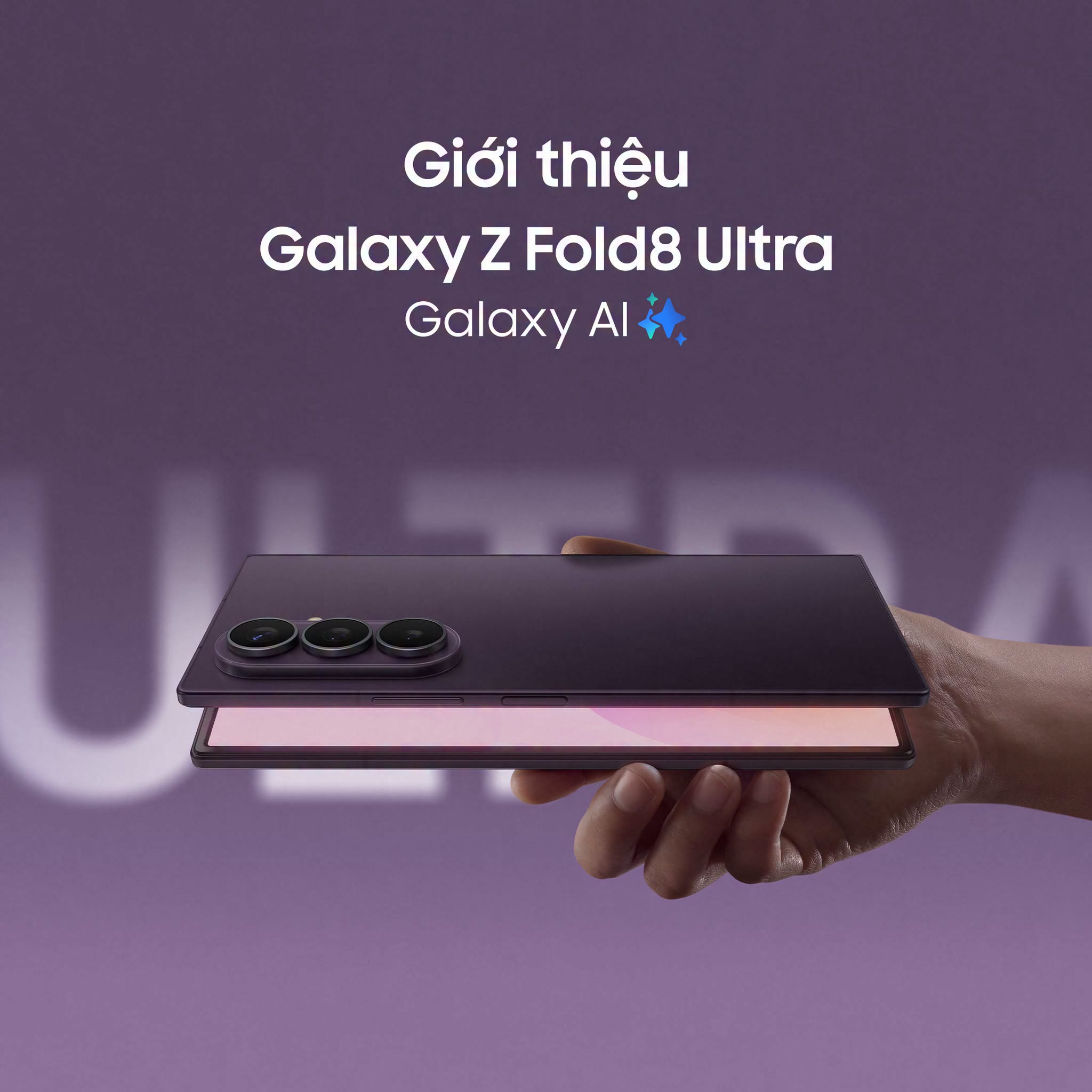 Samsung vừa chính thức trình làng Galaxy Z Fold8 Ultra 512GB