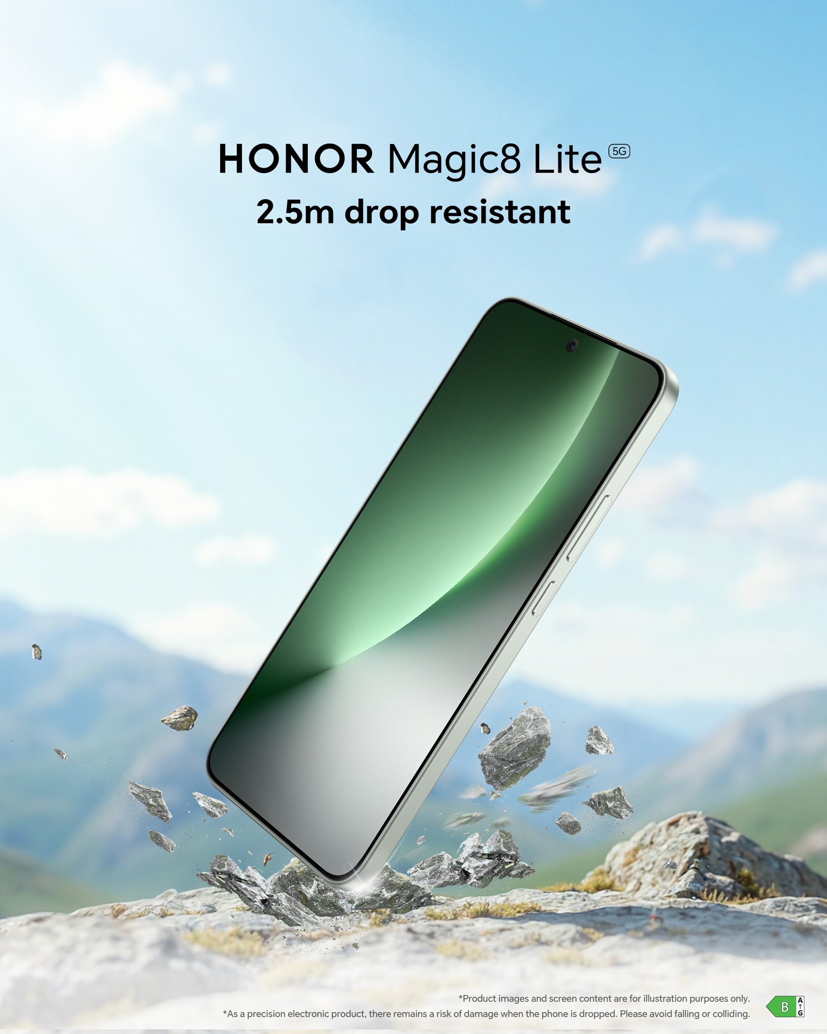 HONOR Magic 8 Lite có thiết kế siêu bền
