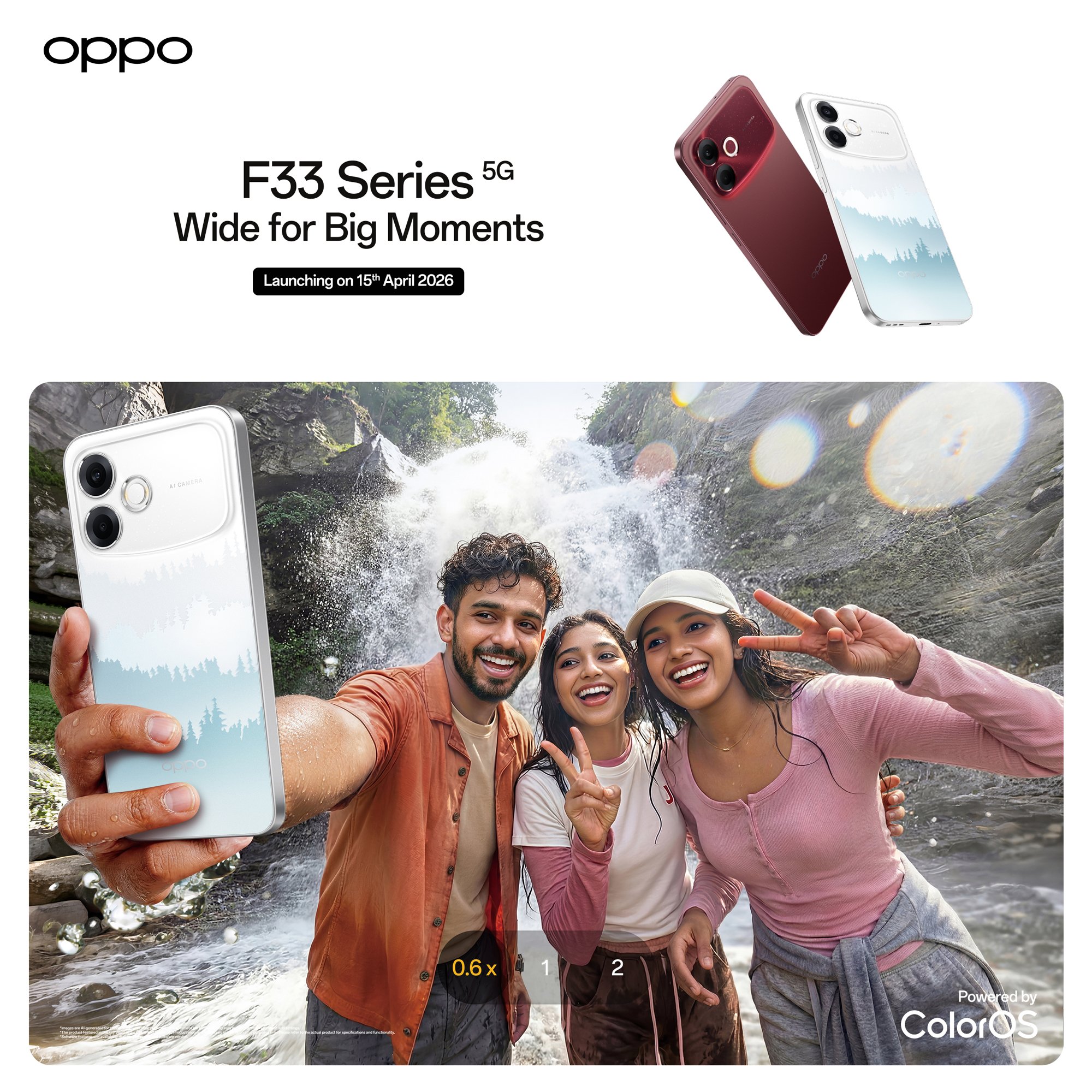 OPPO F33 mang đến diện mạo hoàn toàn mới