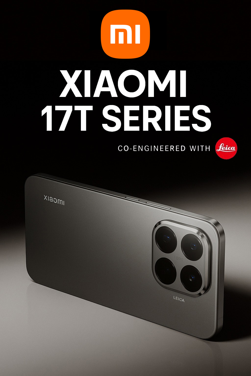 Xiaomi 17T Pro 2026 mang ngôn ngữ thiết kế phẳng, hiện đại