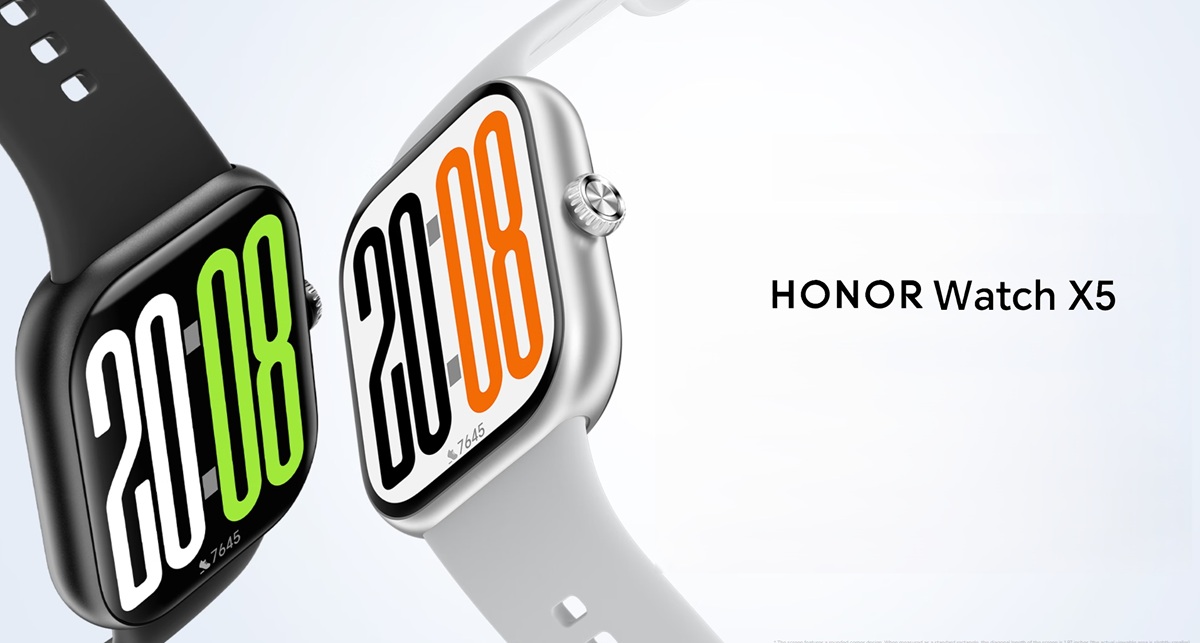 Honor Watch X5 trang bị màn hình AMOLED 1.97 inch