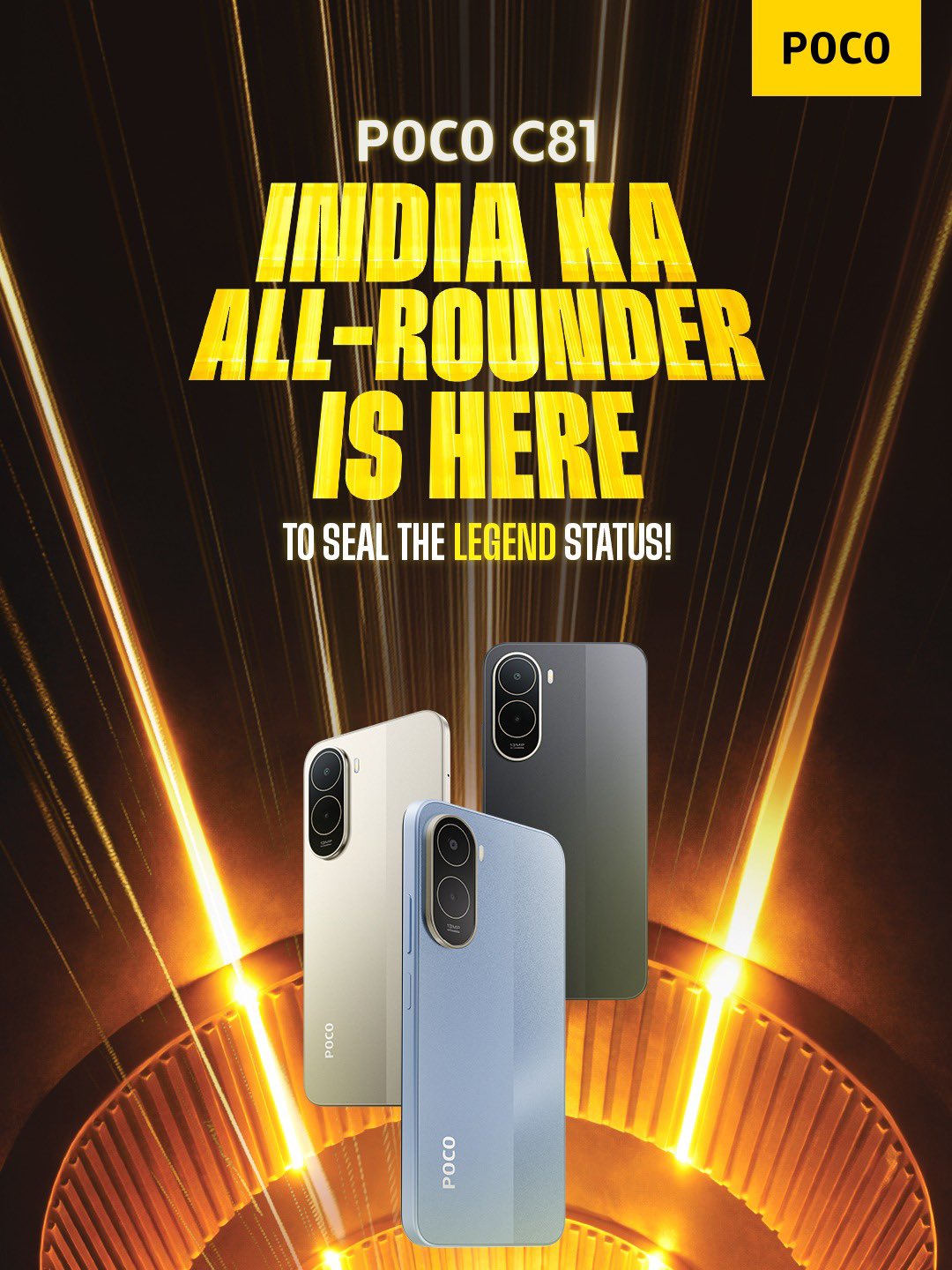 Xiaomi Poco C81 chính thức ra mắt ngày 23/04/2026