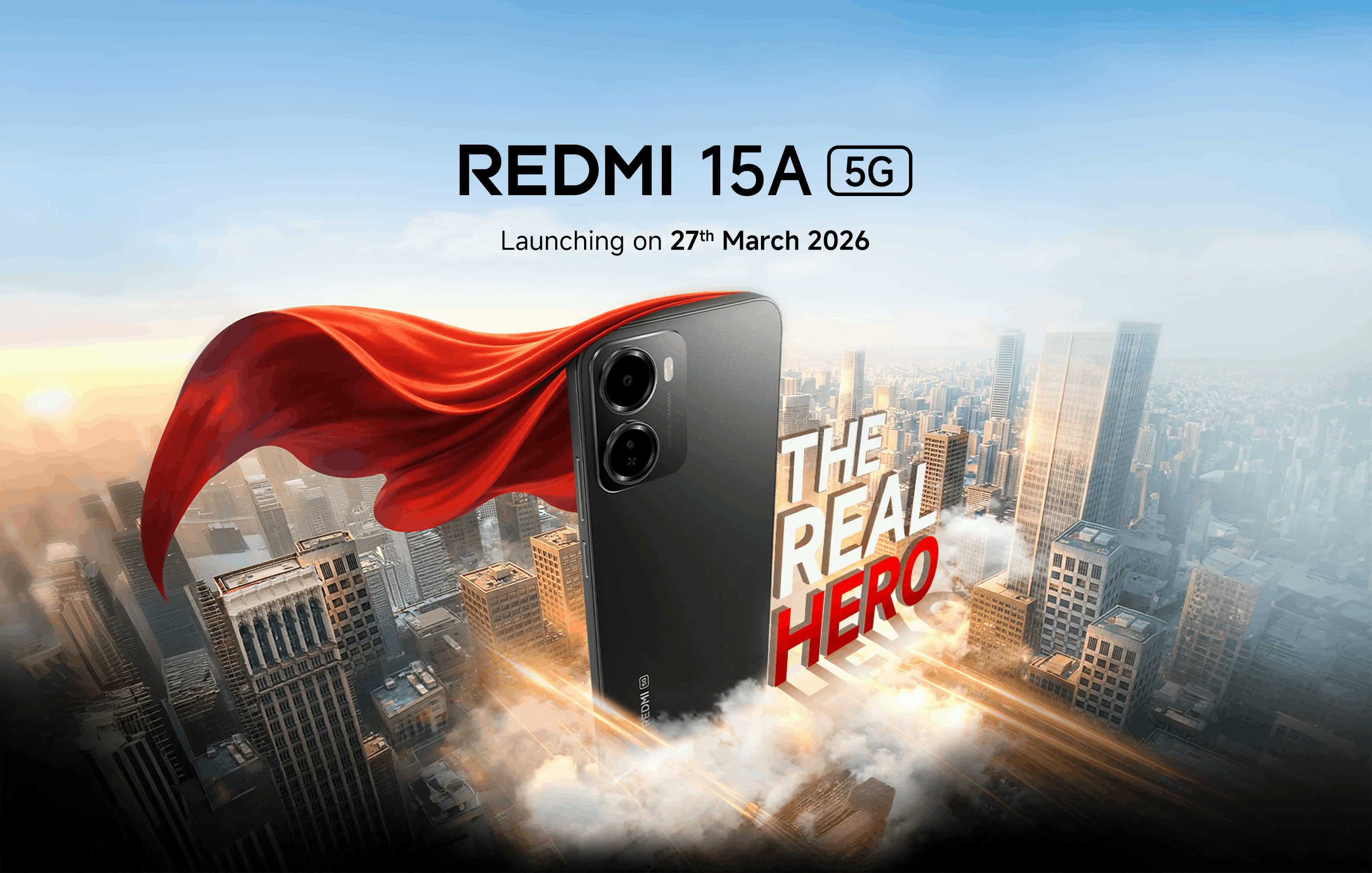 Xiaomi Redmi 15a là mẫu smartphone 5G giá rẻ của Xiaomi