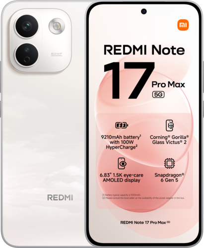 Redmi Note 17 Pro Max chuẩn bị ra mắt