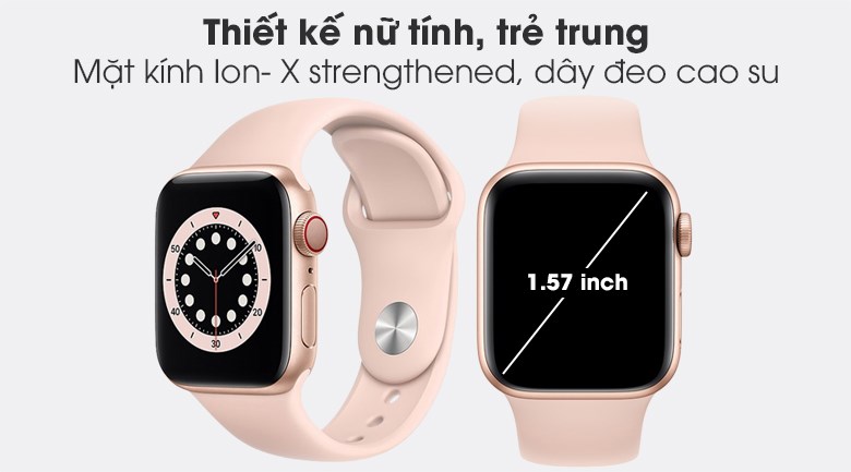 thiết kế Apple Watch Series 6 40mm LTE