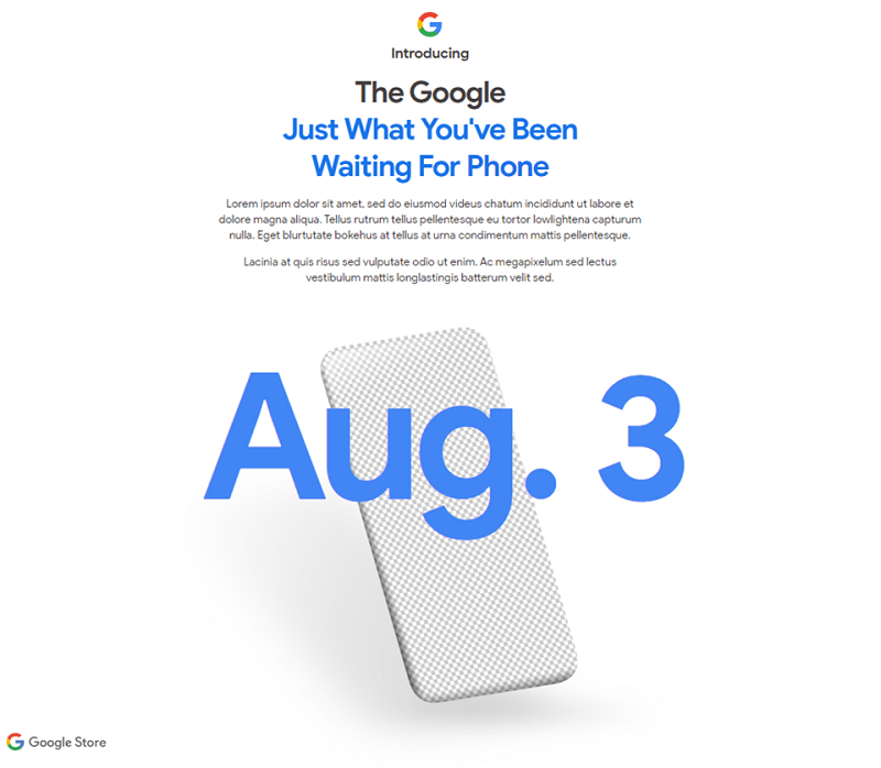Google Pixel 4a sắp ra mắt