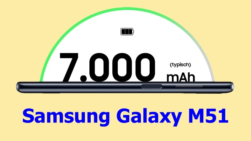 samsung galaxy m51 ra mắt pin