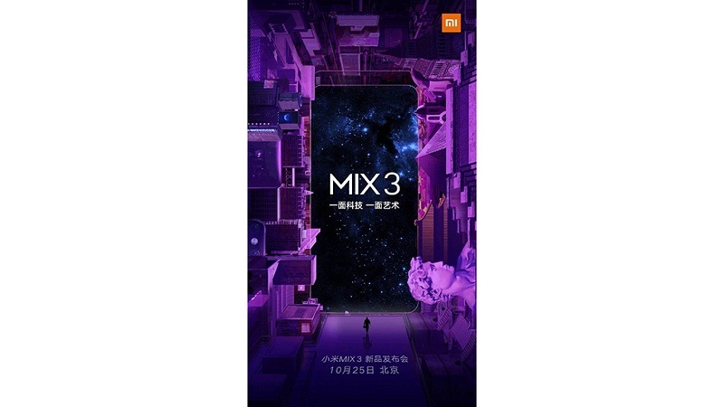 xiaomi mi mix 3 poster