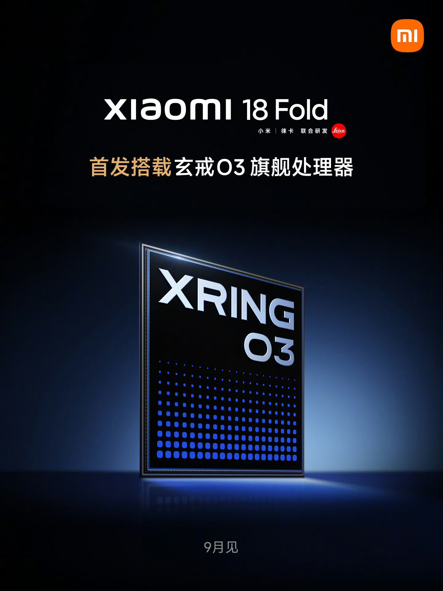 Xiaomi 18 Fold sử dụng chip Xring O3