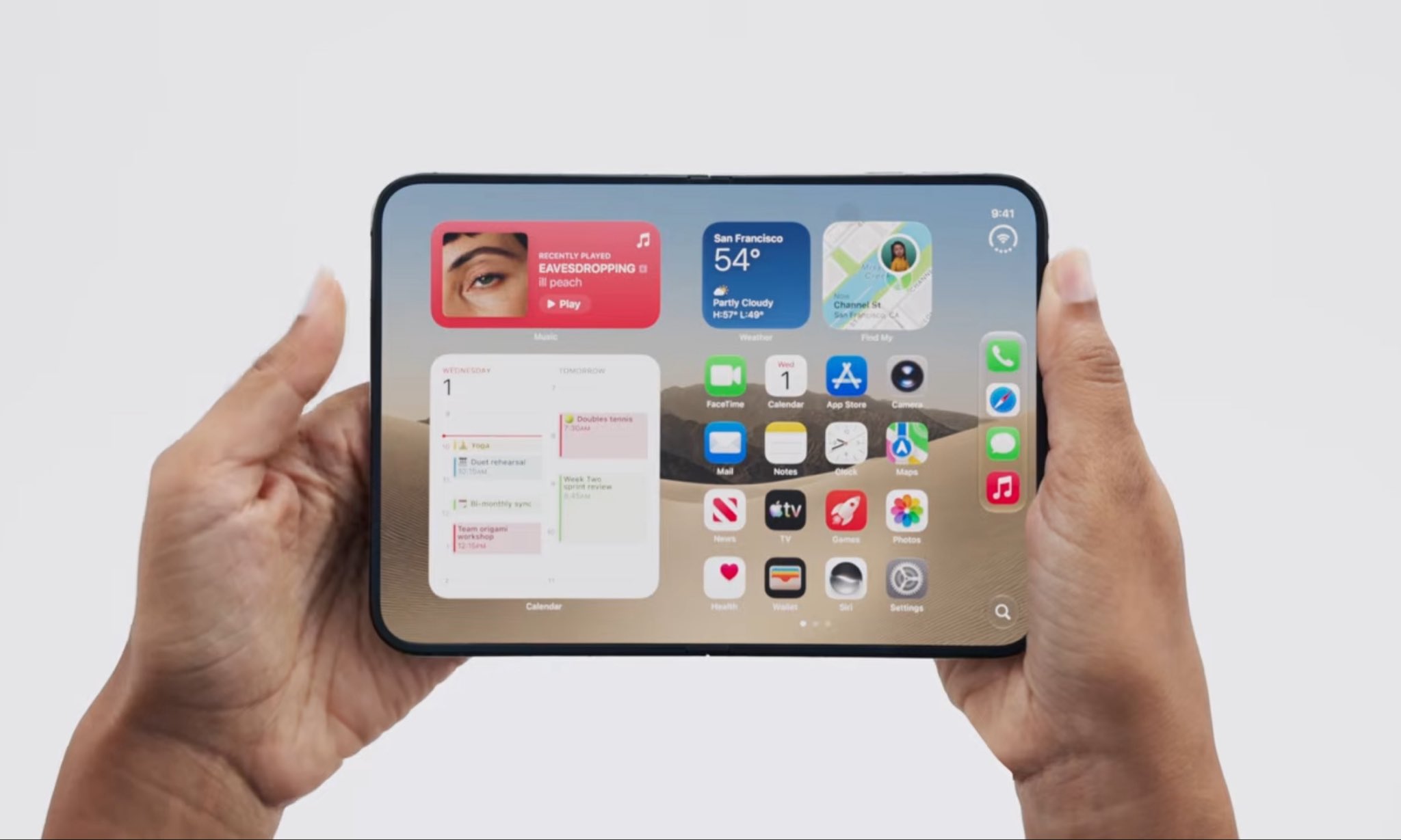 iPhone Duo trang bị hai màn hình Super Retina XDR tấm nền OLED