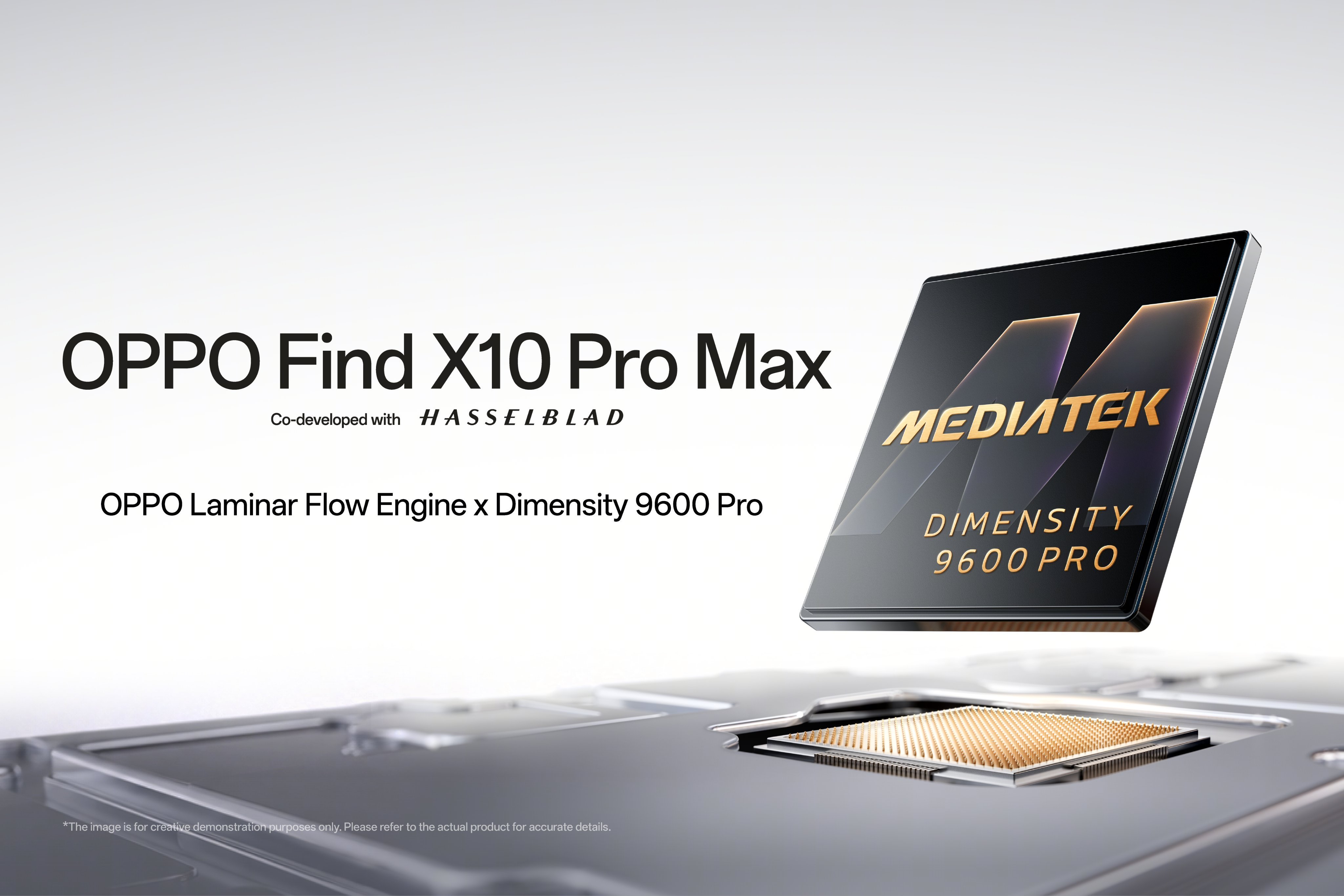 OPPO Find X10 Pro Max trang bị chip MediaTek Dimensity 9600 Pro