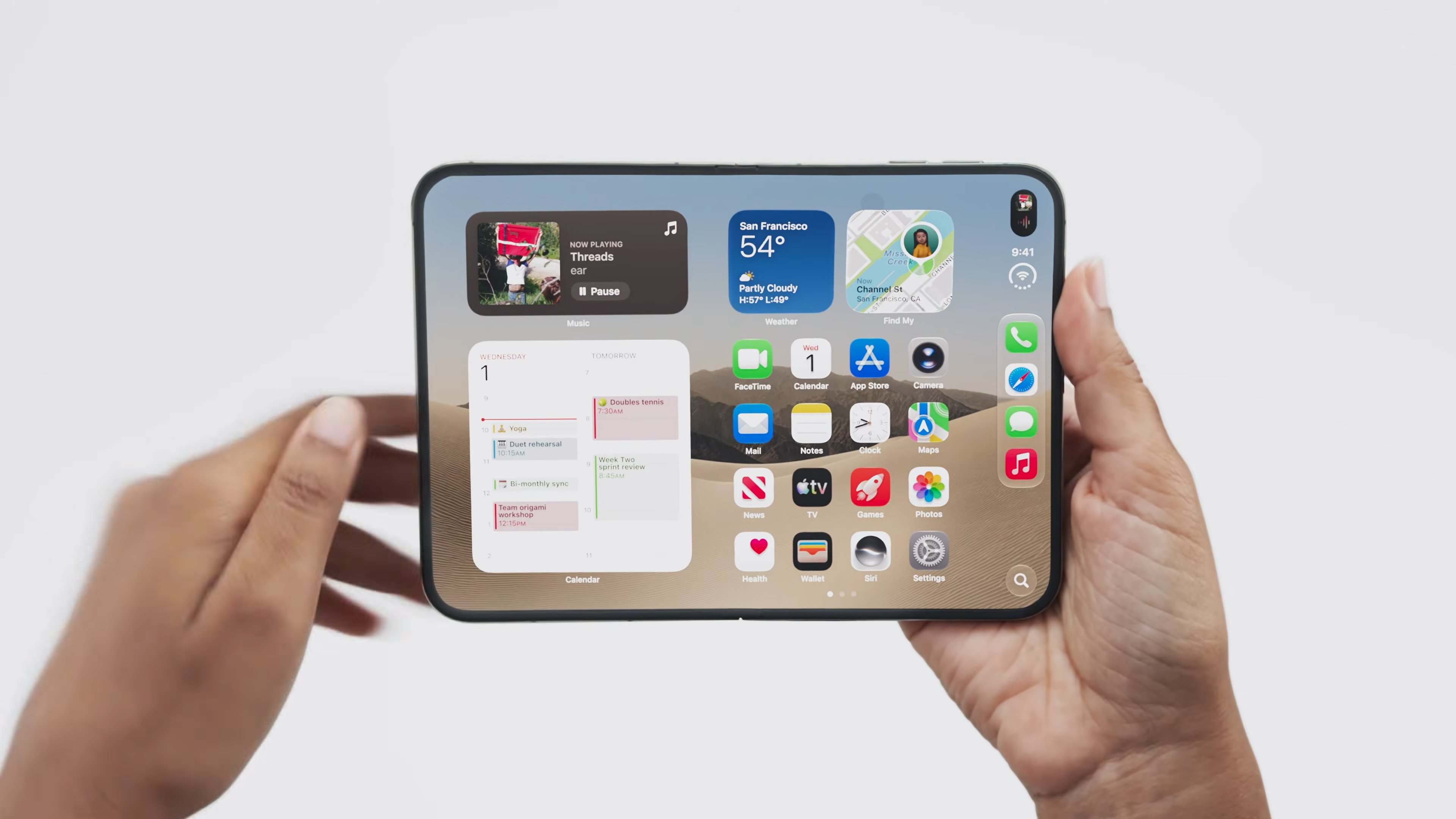 iPhone Duo bản 512GB sở hữu thiết kế gập độc đáo