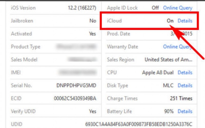 Kiểm tra iCloud ẩn bằng 3uTools bước 2