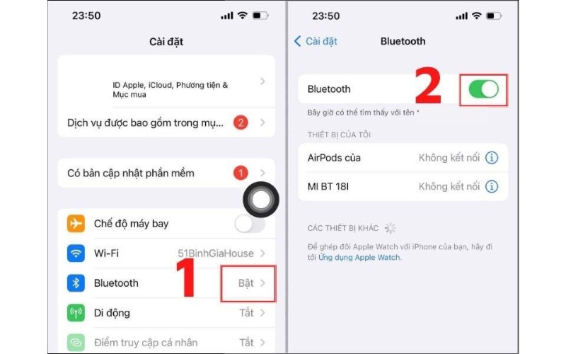 Cách kết nối lại tai nghe AirPods sau khi đã reset