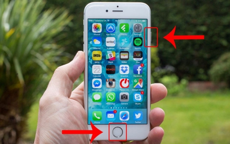 Cách reset iPhone bằng phím cứng khi máy bị treo với iphone 6
