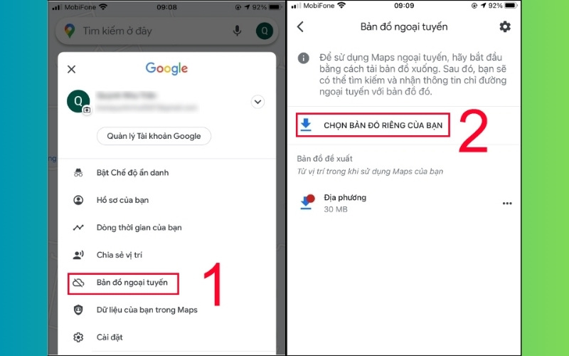 Tải bản đồ ngoại tuyến