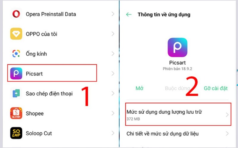 Gỡ cài đặt ứng dụng gây xung đột - Bước 2