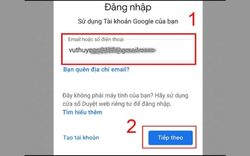 Cách xoá tài khoản Google khi quên mật khẩu