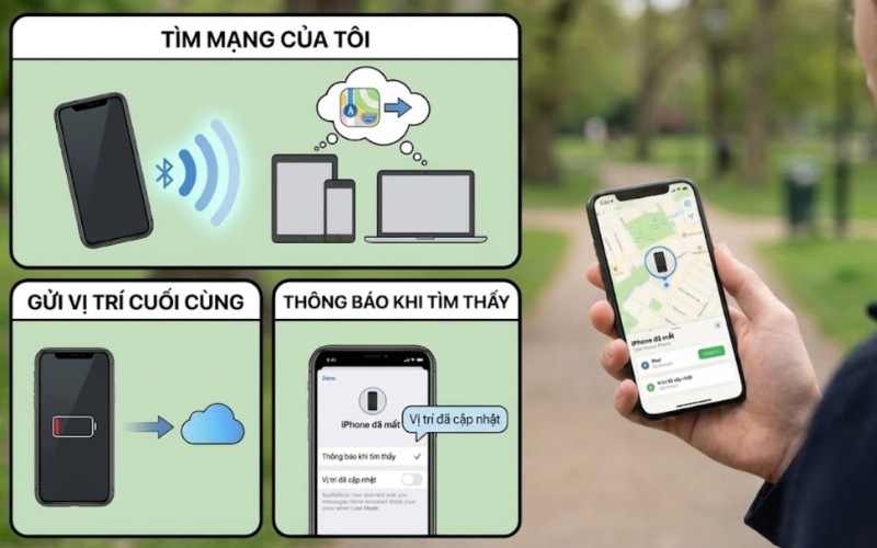 Cách định vị iPhone khi máy bị tắt nguồn hoặc không có mạng