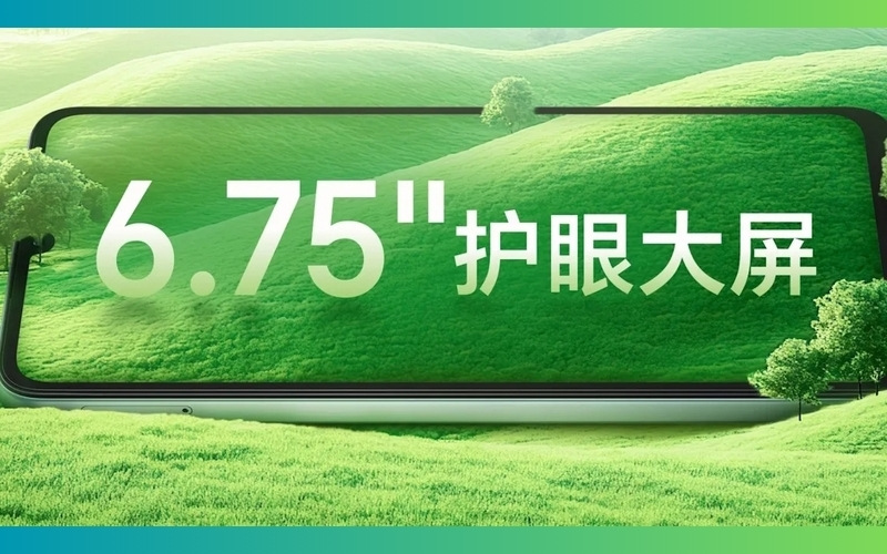 Màn hình LCD lớn 6.75 inch