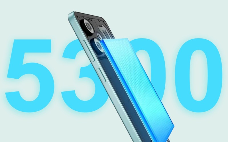 Pin 5300 mAh đủ dùng