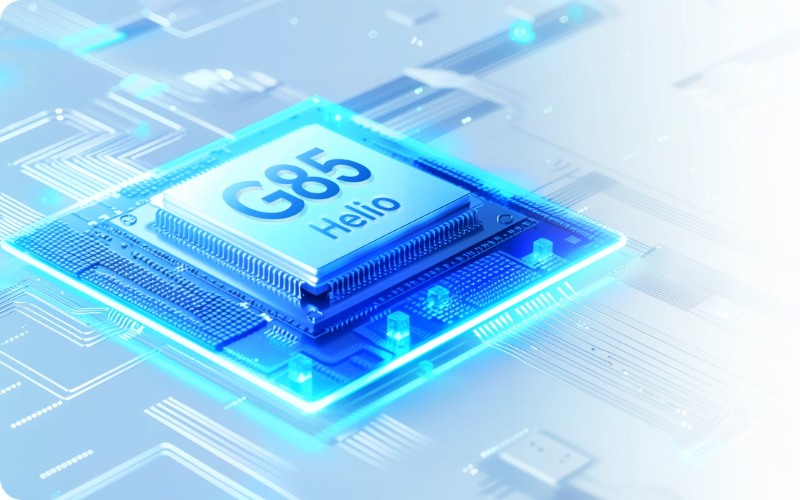 Hiệu năng ổn định với Helio G85 và RAM lớn