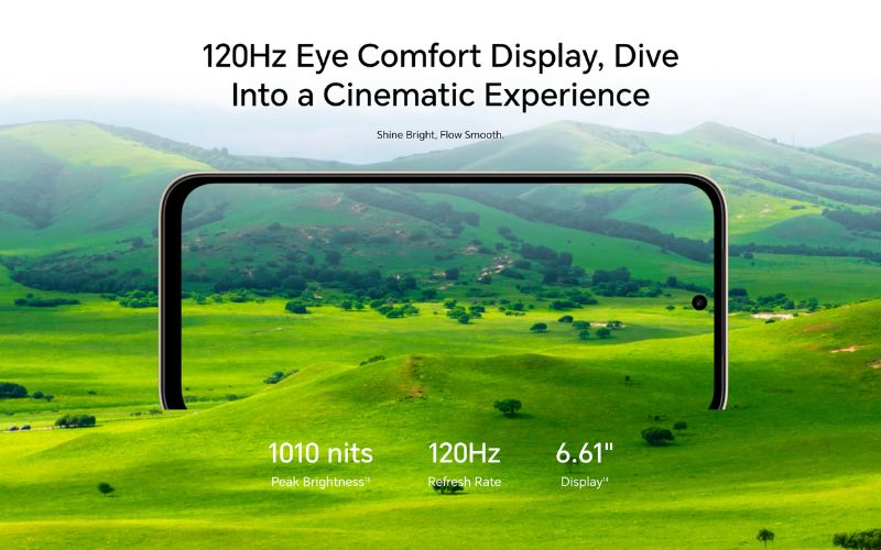 Màn hình LCD 6.61 inch bảo vệ mắt