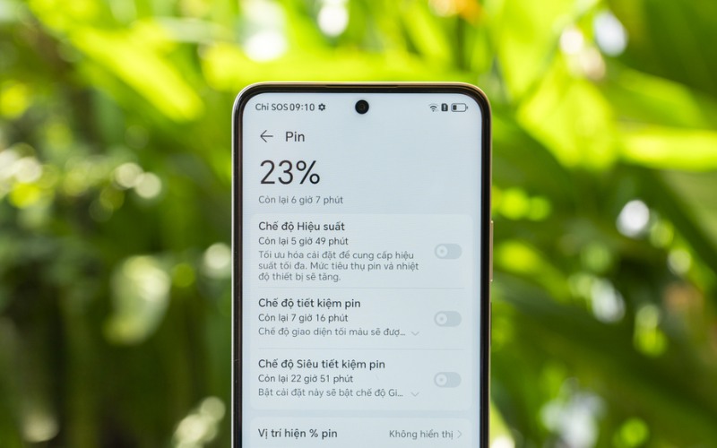 Dung lượng pin 6500mAh và sạc nhanh 35W