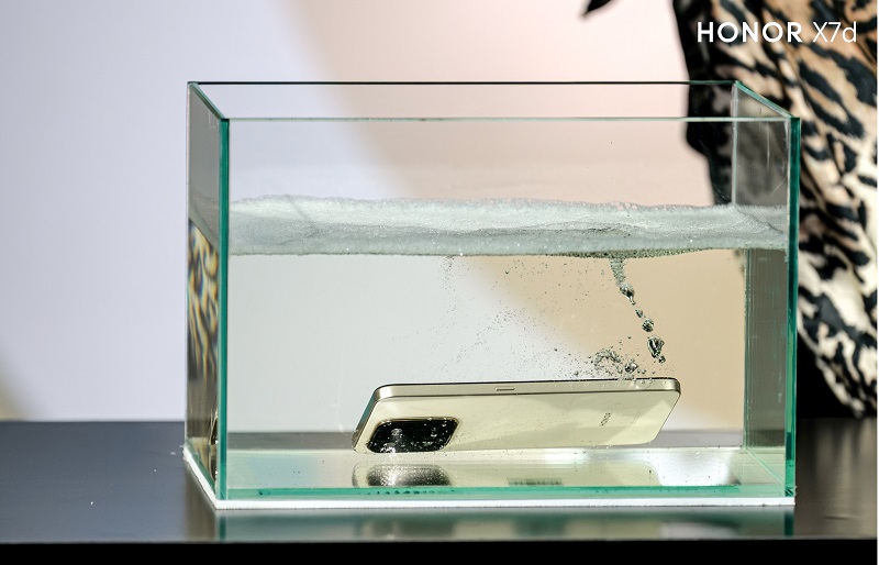 HONOR X7d được trang bị chuẩn kháng nước và bụi IP65