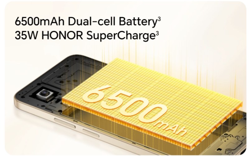 Pin 6500mAh đủ dùng