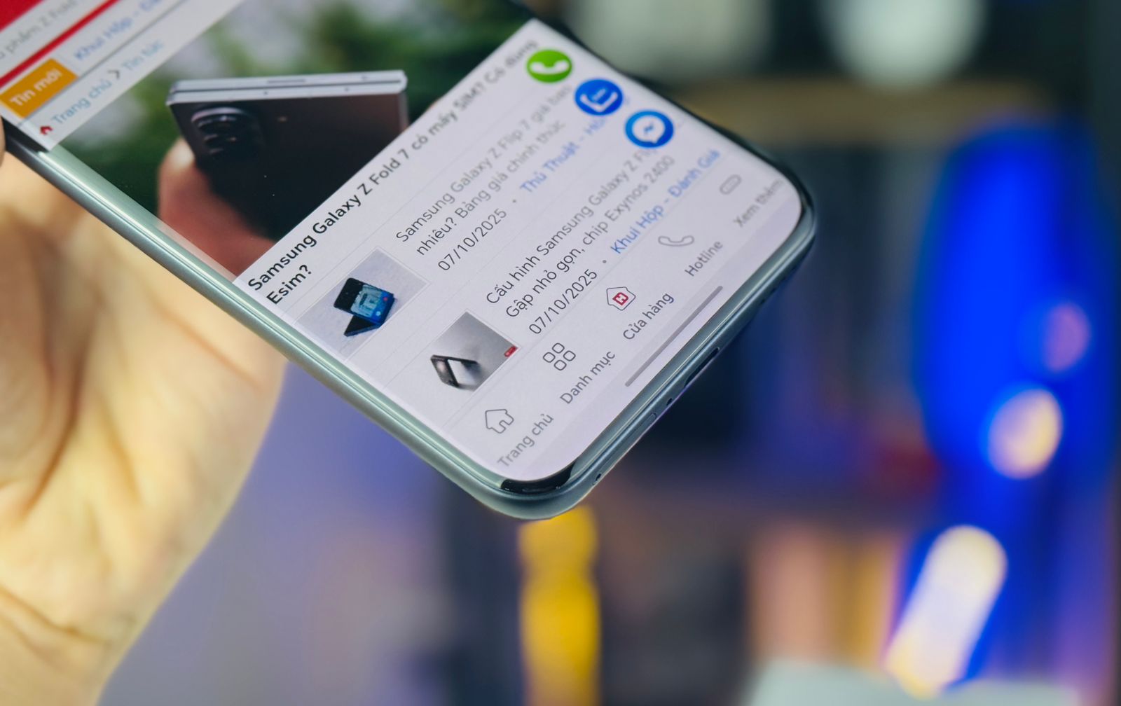 Cận cảnh cạnh dưới Honor 400 Pro 5G