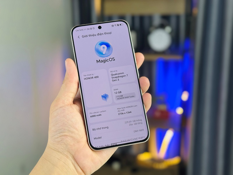 Máy được cài sẵn Android 15