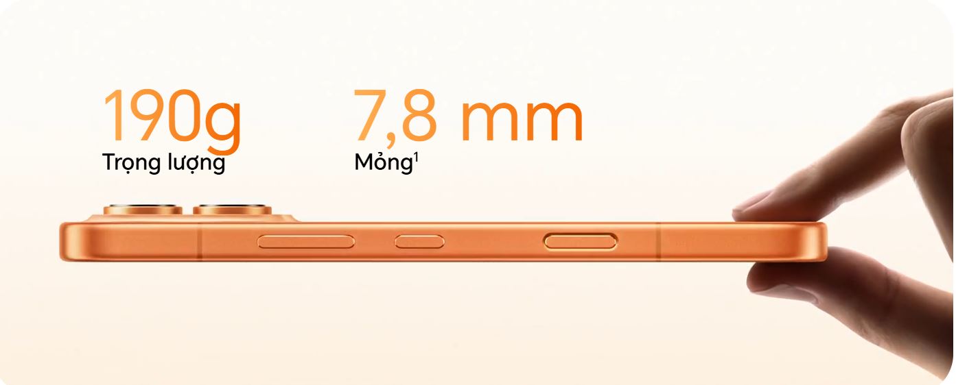 Kích thước Honor 600 mỏng nhẹ