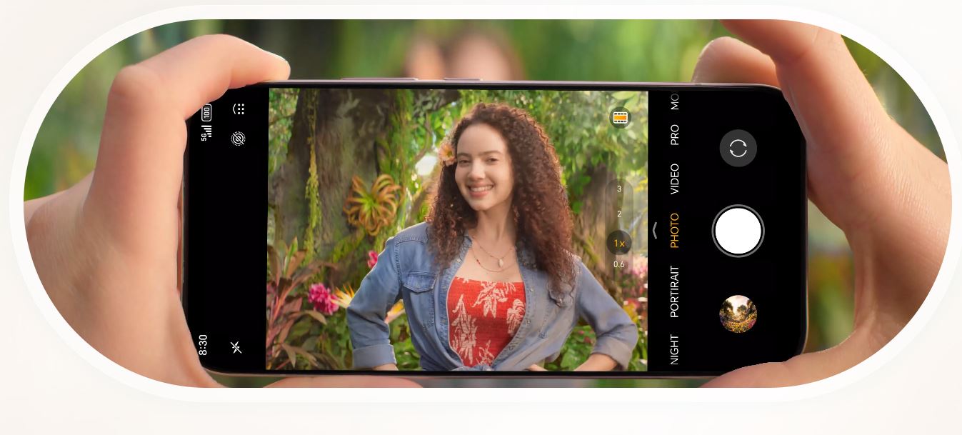 giao diện chụp ảnh của Honor 600 Lite