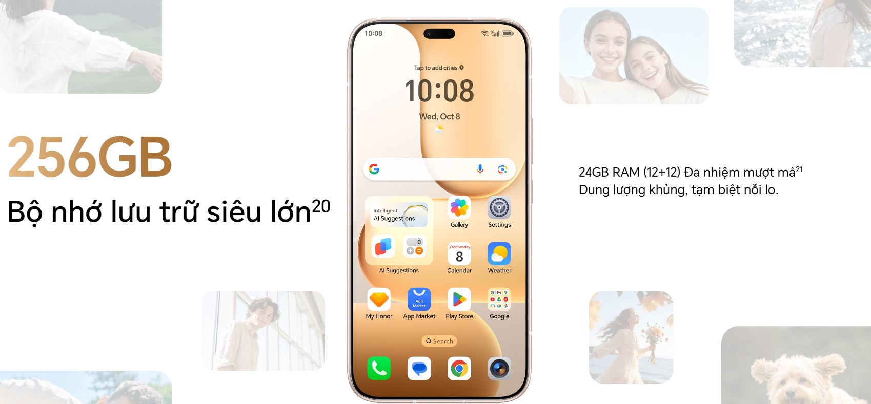 Honor 600 Lite chạy đa nhiệm mượt mà 