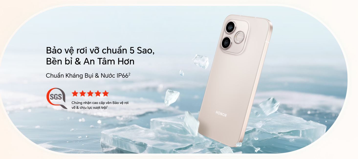 HONOR 600 Lite có độ bền cao với khả năng chống rơi đạt chuẩn SGS