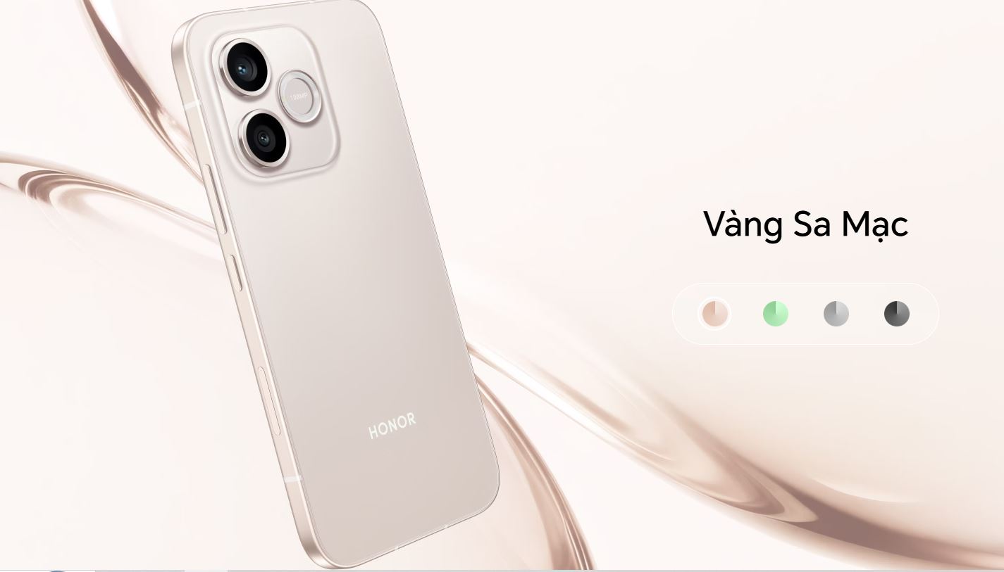 Honor 600 Lite màu vàng