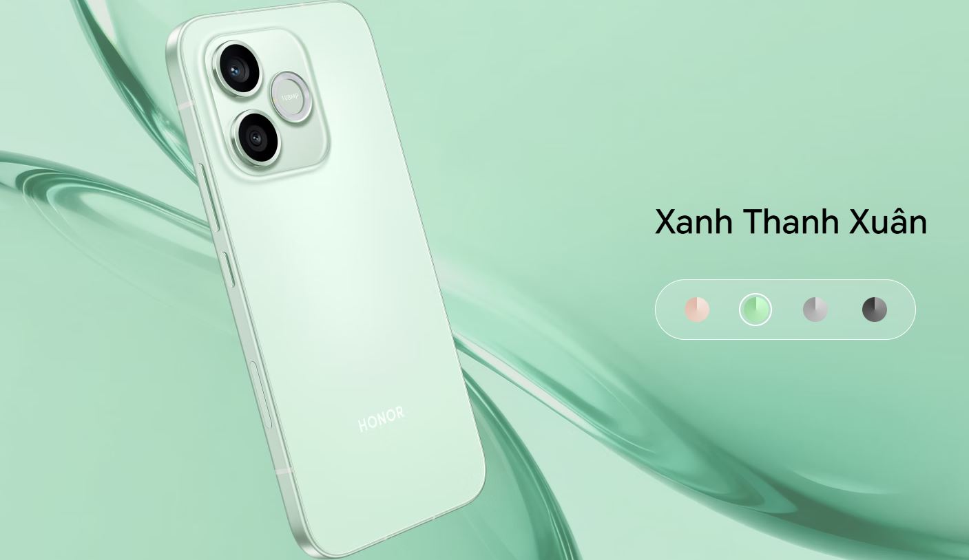 Honor 600 Lite màu Xanh Thanh Xuân