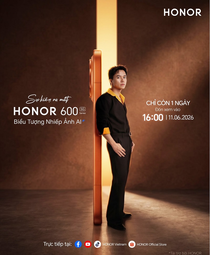 Honor 600 Pro ra mắt ngày 11/06/2026