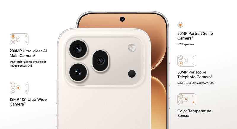 Honor 600 Pro có camera 200MP ấn tượng