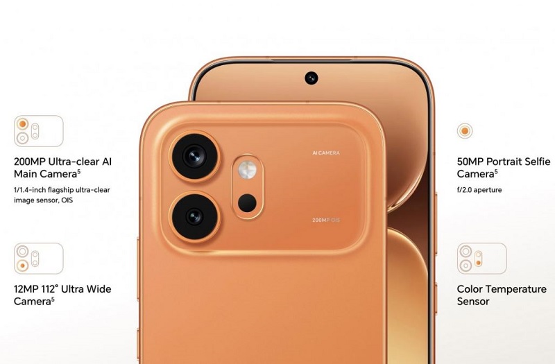 Honor 600 5G có hệ thống camera chính 200 MP chất lượng