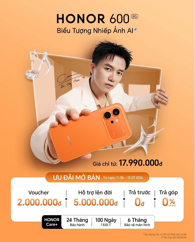 Ưu đãi khi mua Honor 60 cực hấp dẫn