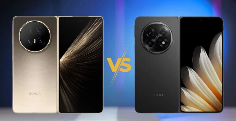 So sánh pin Honor Magic V5 với OPPO Find N5